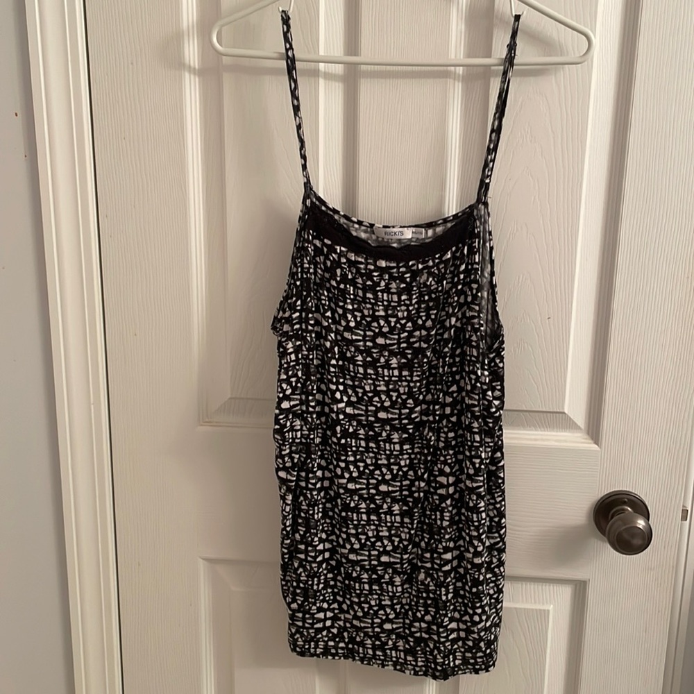 Black and white camisole